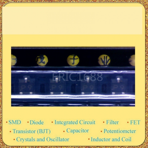 KRA322 SOT-323 PNP pen with damping printing: P9 KEC