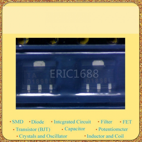 2SD1898L SOT-89 pen NPN triode printing: D1898L UNISONIC