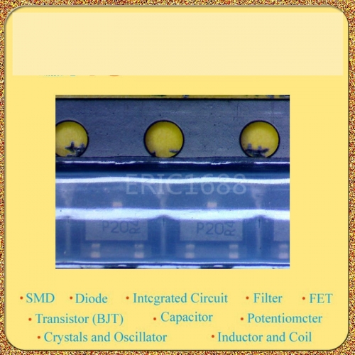 DDTA144ECA-7 SOT-23 PNP pen with damping printing: P2O DIODES