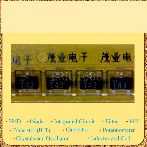 2SC3545 SOT-23 pen NPN triode printing: T43 NEC