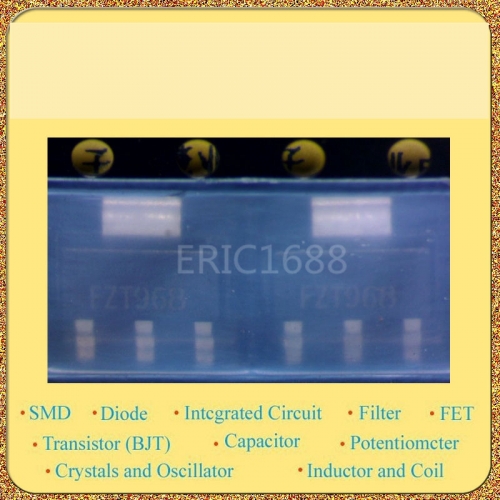 FZT968TA SOT-223 pen PNP triode printing: FZT968 ZETEX
