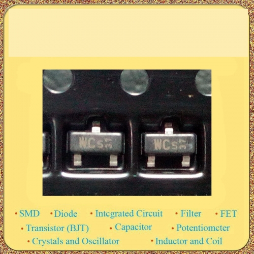 BCR133 SOT-23 NPN pen with damping printing: WC INFINEON