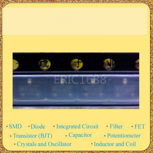 BCR192 SOT-23 PNP pen with damping printing: WPS INFINEON