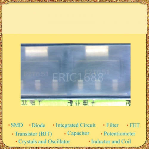 UFZT651TA SOT-223 pen NPN triode printing: FZT651 ZETEX