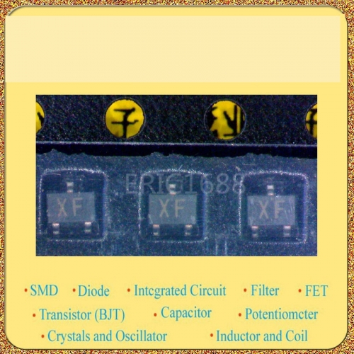 RN1306 SOT-323 NPN pen with damping printing: XF -