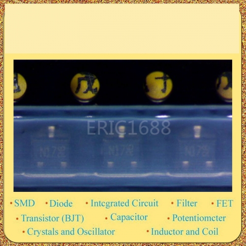 DTC124EUA-7-F SOT-323 NPN pen with damping printing: N17 DIODES