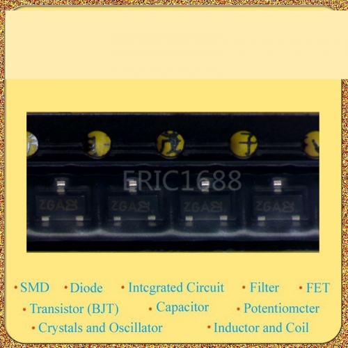 KN2222AS SOT-23 pen NPN triode printing: ZGA KEC