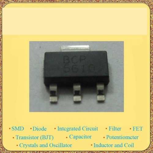 BCP5610TA SOT-223 pen NPN triode printing: BCP5610 ZETEX/DIODES