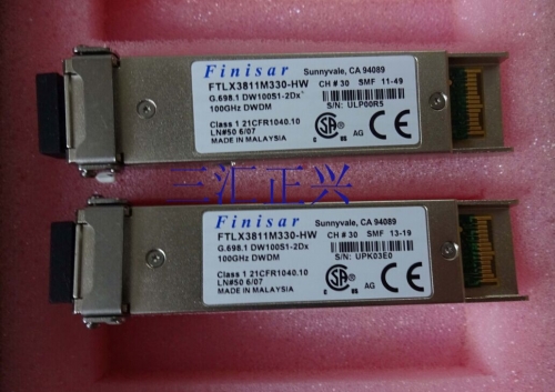 Original FINISAR FTLX3811M330-HW 10G-80KM-XFP-1553.33NM-DWDM