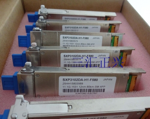 Sumitomo SXP3102DA-H1-F580 10G-195.8THZ-80KM-XFP-1531.12NM-DWDM