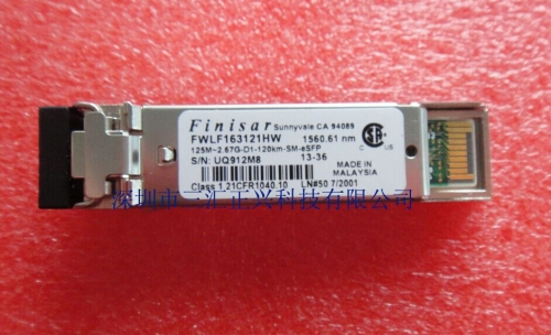 Finisar FWLF163121HW DWDM 125M-2.67G 120km SFP 1560.61nm