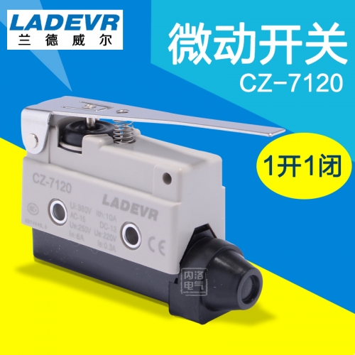 Lander microswitch, CZ-7120 travel switch, 1 turn on, 1 off