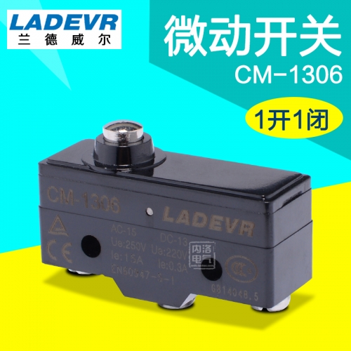 Lander microswitch, CM-1306 travel limit switch, small self reset microswitch