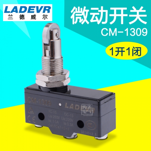 Lander microswitch, CM-1309 travel limit switch, small self reset microswitch