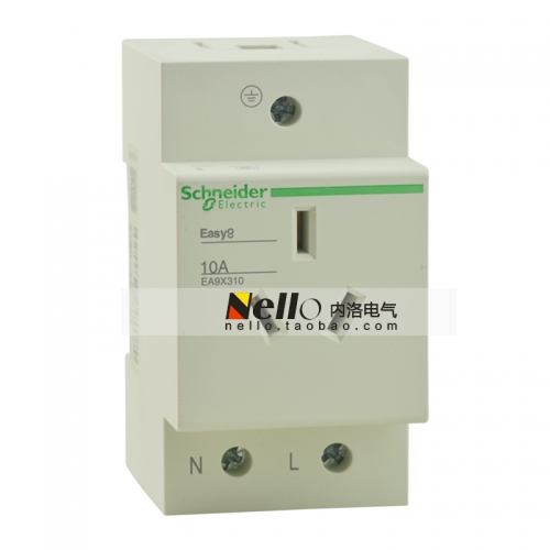 Genuine Schneider rail socket, - socket, 3 pole EA9X210 EA9X310 EA9X316 3P, 10A, 16A 3 hole socket, 3 pole