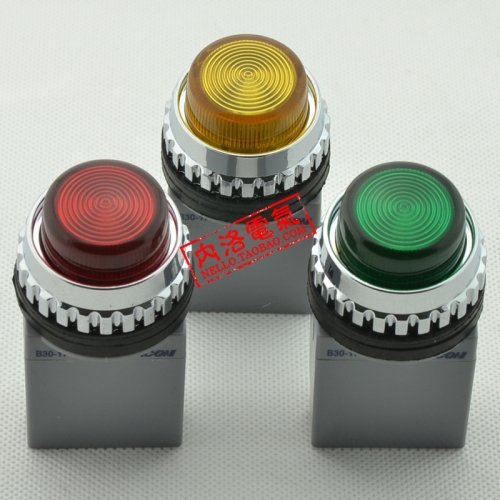 KACON KACO indicator 30mm signal LED B30-17R/G DC24V AC220V red green