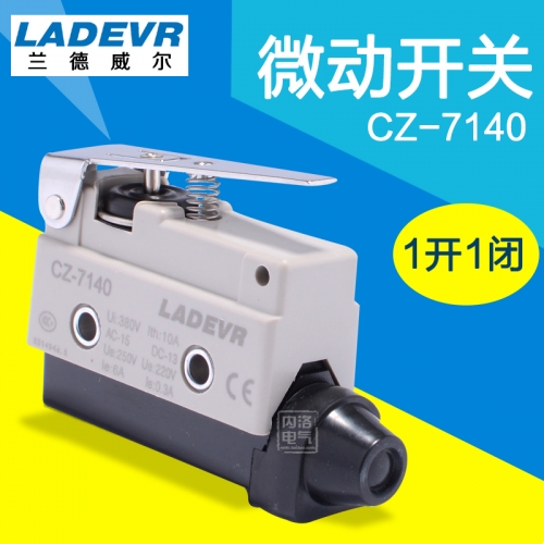 Lander microswitch, CZ-7140 travel switch, 1 turn on, 1 off