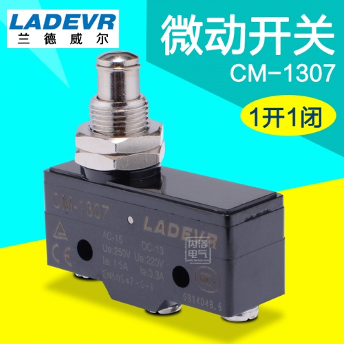 Lander microswitch, CM-1307 travel limit switch, small self reset microswitch