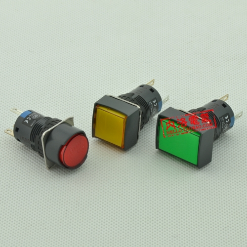 Schneider light button 16mm circle / square / rectangle self lock XB6EA/C/DF*B1C 24V 1C/O