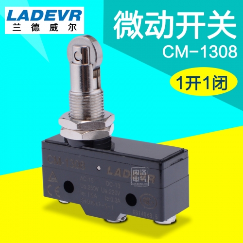 Lander microswitch, CM-1308 travel limit switch, small self reset microswitch