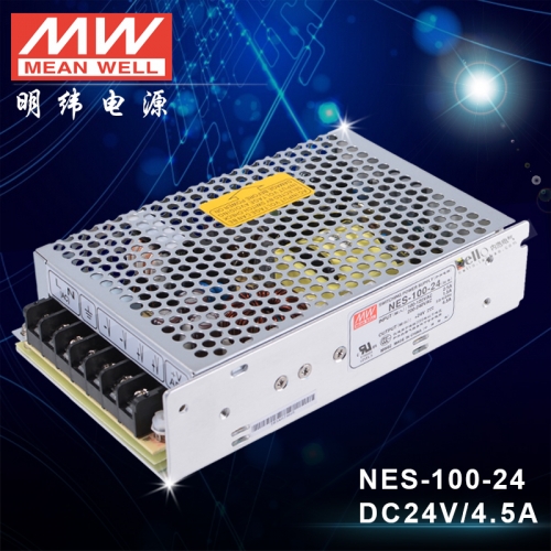 Taiwan meanwell power supply plate type switching power supply NES-100-24 100W output 24VDC 4.5A