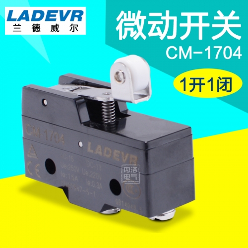 Lander microswitch, CM-1704 travel limit switch, small self reset microswitch