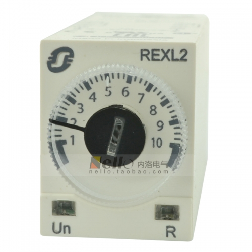 Schneider time relay REXL2TMP7 AC220V 8 feet 5A 2 open 2 closed 0.1s-100h