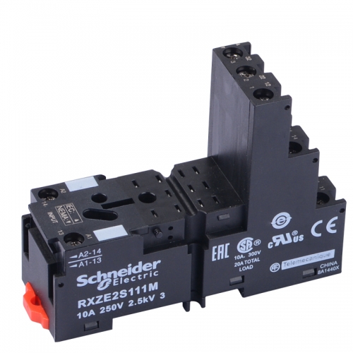 Schneider Schneider relay base, 10A, RXZE2S111M relay, RXM3AB2BD