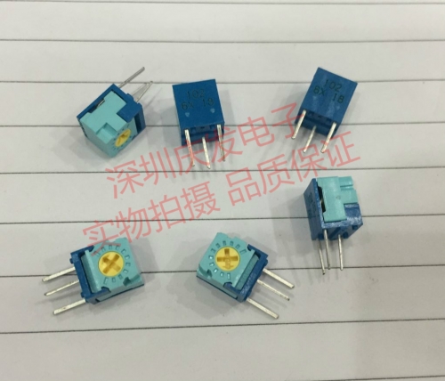 Japan TOCOS single coil side adjustable precision adjustable resistor GF063X B102K vertical variable resistor