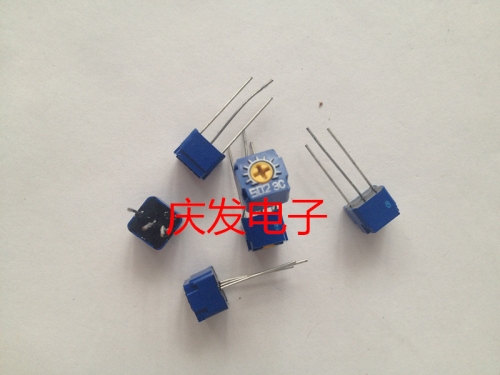 Japan imported straight foot trimming resistor Kebao precision adjustable resistance 502K (5K) original spot