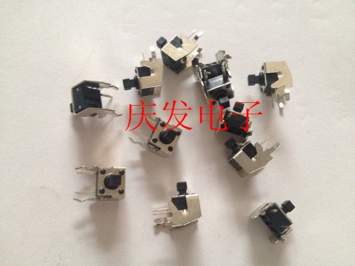 Genuine touch button switch, 6X6X7.3MM inching switch (square head) with bracket