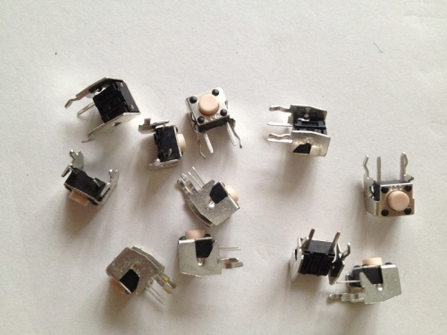 Imported Japanese HDK tact switch, 6X6X5MM switch with bracket, original package