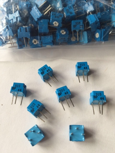 Japanese TOCOS single coil top tuning precision adjustable resistor GF063PB B103K can be used instead of 3362P