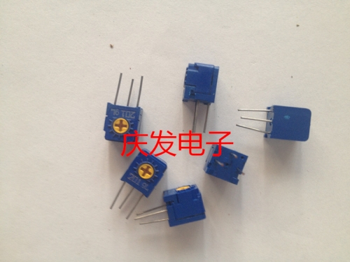 Japan imported vertical trimmer Kebao precision adjustable resistor (200 Ohm) original spot 201K