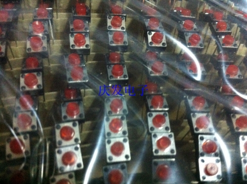 6*6*5mm two foot touch switch, inching button switch, middle 2 feet 6x6x5 copper foot belt