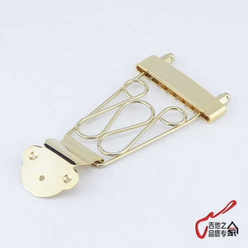 Han semi hollow electric guitar jazz jazz electric guitar string bridge hollow pull string board of gold