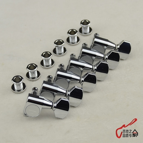 - GOTOH electric guitar head silver single button g pegs peg SG360-07