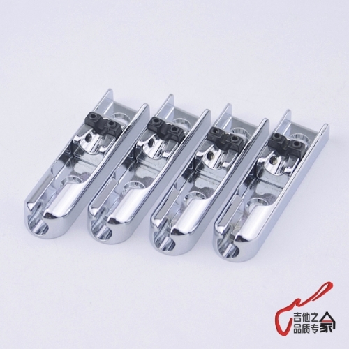 Han electric bass, electric bass horseshoe fixed bridge bridge bridge FenLieShi independent silver