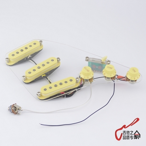 Han three single Alnico aluminum nickel cobalt electric guitar pickup circuit package upgrade Squier yellow