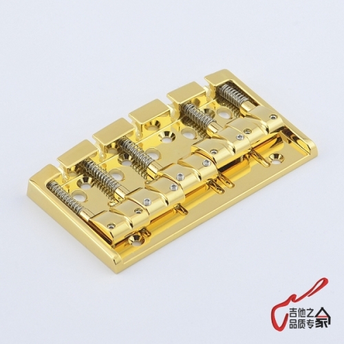- GOTOH five string 5 string electric bass, electric bass bridge action string board 404BO-5 gold