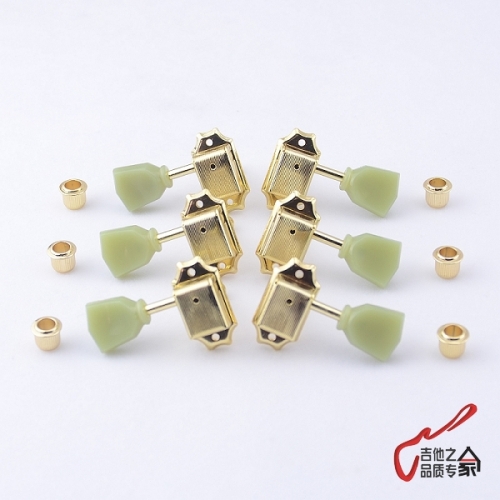 Han GF electric guitar wood guitar chord knob head jade peg g for - gold