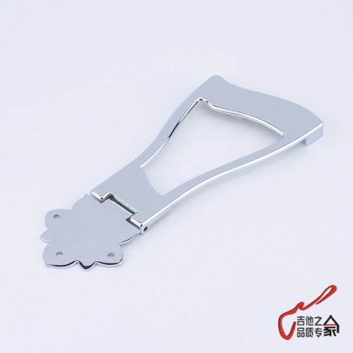 Han semi hollow electric guitar jazz jazz electric guitar string bridge hollow pull string silver plate