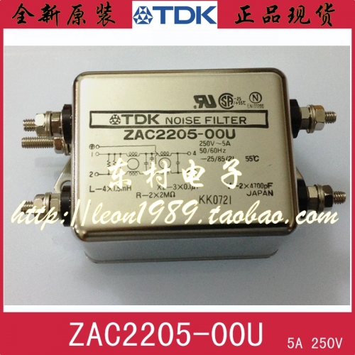 New TDK filter, ZAC2205-00U, 5A, RSHN-2006, TDK power filter 250V
