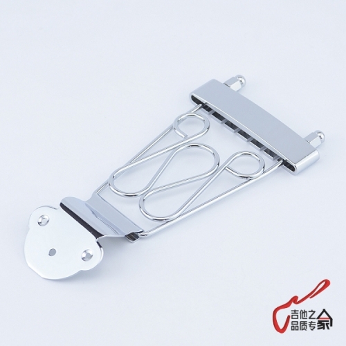 Han semi hollow electric guitar jazz jazz electric guitar string bridge hollow pull string silver plate