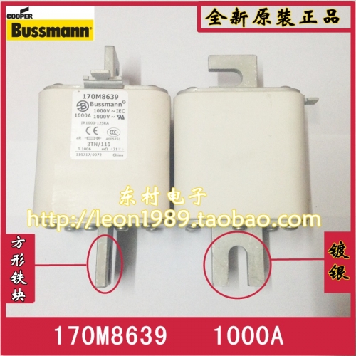 Genuine American BUSSMANN fuses 170M8639, 1000A, 1000V, 170M8640 fuses
