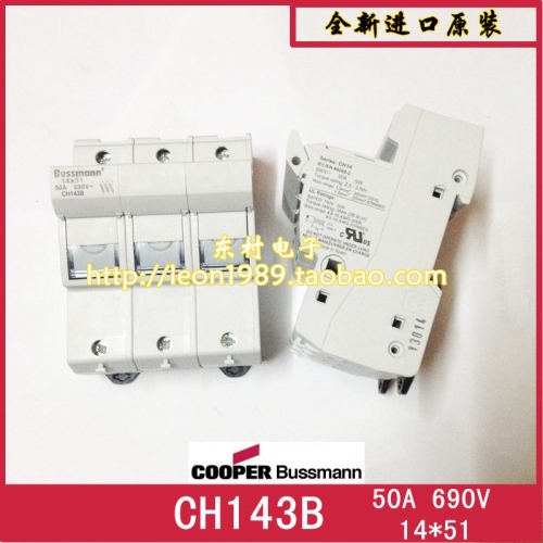 United States Bussmann fuse block CH143D CH143B CH143DMS fuse block 14 * 51mm