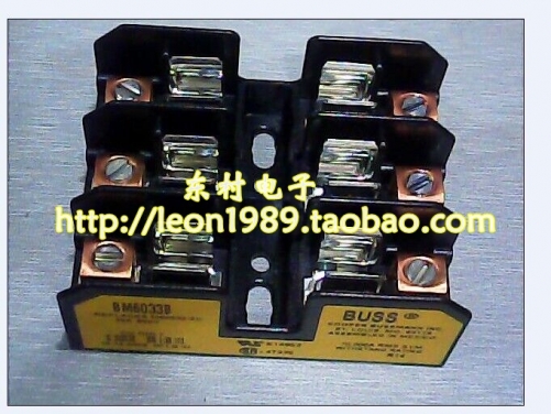 Imported American BUSSMANN fuse block, BM6033B 30A 600V 10 * 38mm fuse holder
