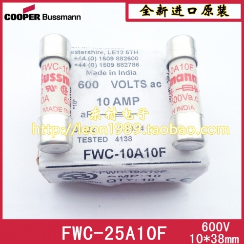 Imported American BUSSMANN fuse FWC-25A10F 25A 600V fuse 10 * 38mm