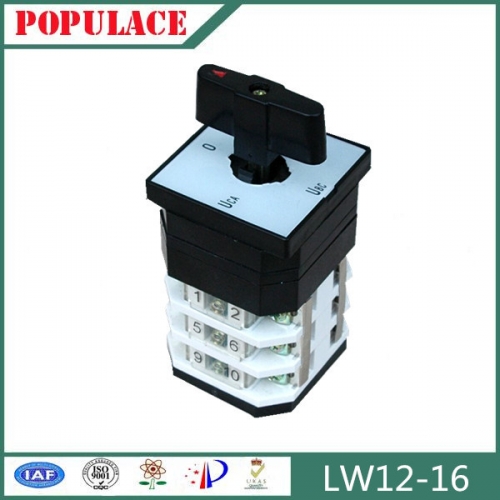 Factory direct selling LW12-16 series switch, Shanghai lean voltage switch, 3 gear, 3 section