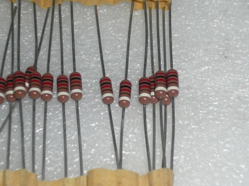 DALE the American brown ring 2K 0.5W resistor has 5000 copper feet in stock